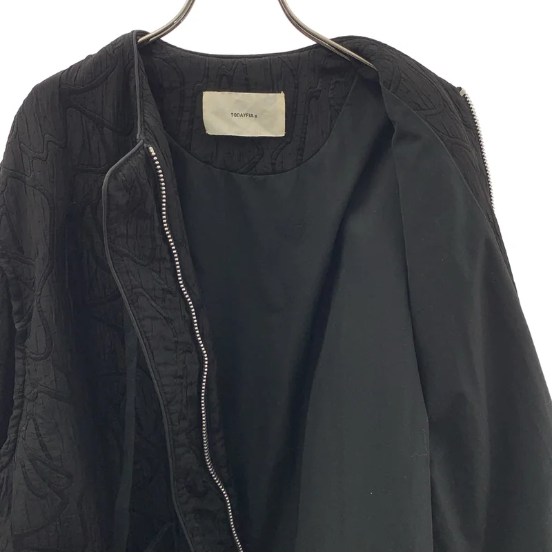 TODAYFUL / トゥデイフル | 2023AW | Jacquard Piping Blouson / ジャガード パイピングブルゾン | 38 | レディース