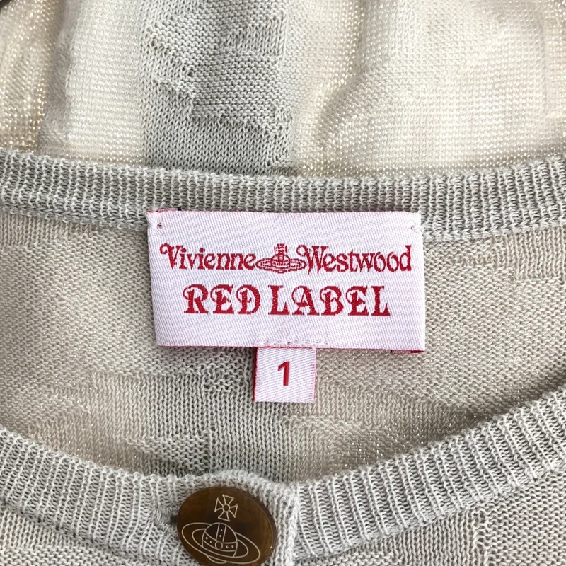 VIVIENNE WESTWOOD RED LABEL / ヴィヴィアンウエストウッドレッドレーベル | 総柄オーブカーディガン | 1 | レディース