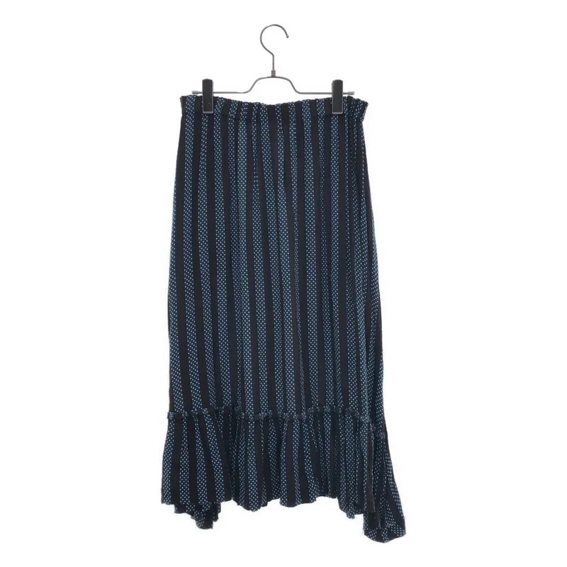 COMME des GARCONS COMME des GARCONS / コムコム | 2020AW | レーヨン ドット ストライプ イージースカート | M | レディース