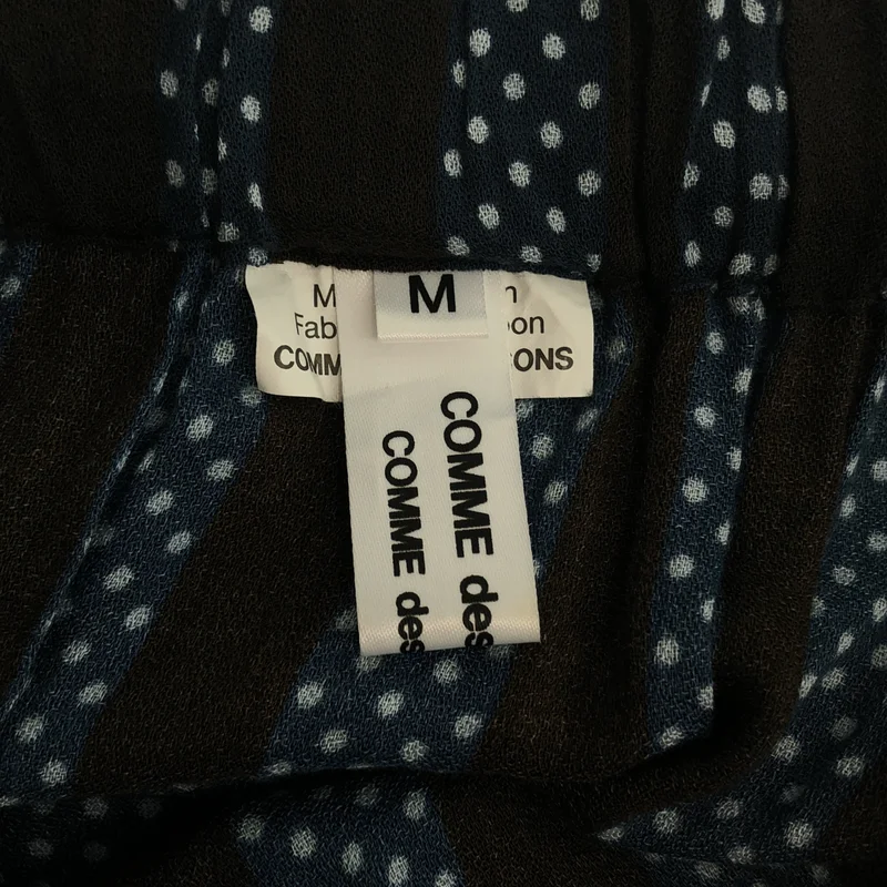 COMME des GARCONS COMME des GARCONS / コムコム | 2020AW | レーヨン ドット ストライプ イージースカート | M | レディース