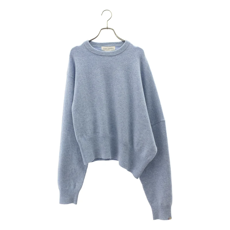 extreme cashmere / エクストリームカシミヤ | DIA カシミヤ混 アシンメトリー ニット プルオーバー | non | レディース