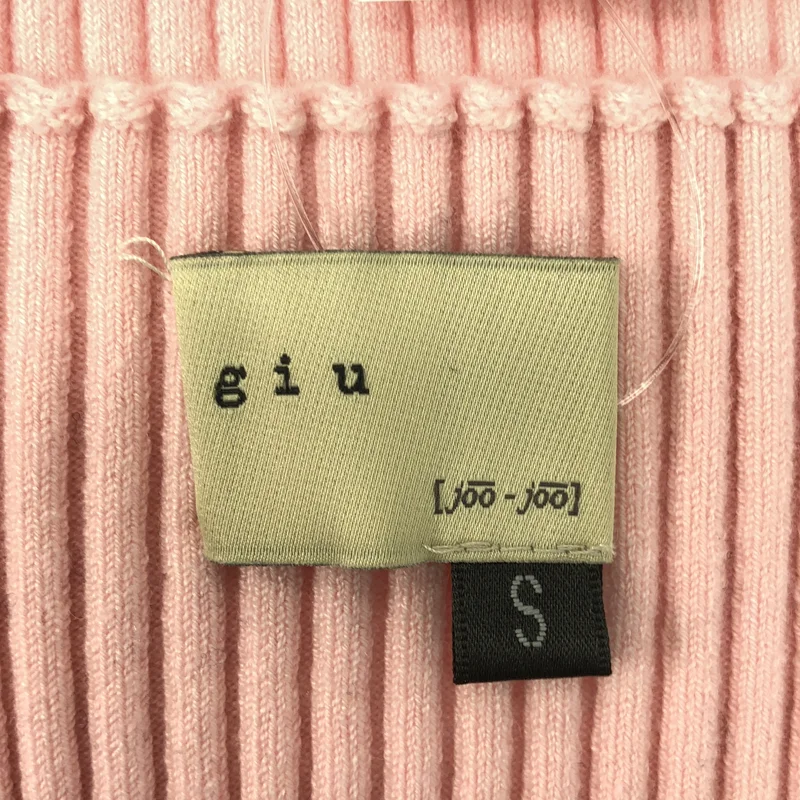 GIU GIU / ジウジウ | ビジュー装飾 リブ キャミ タンクトップ | S | レディース