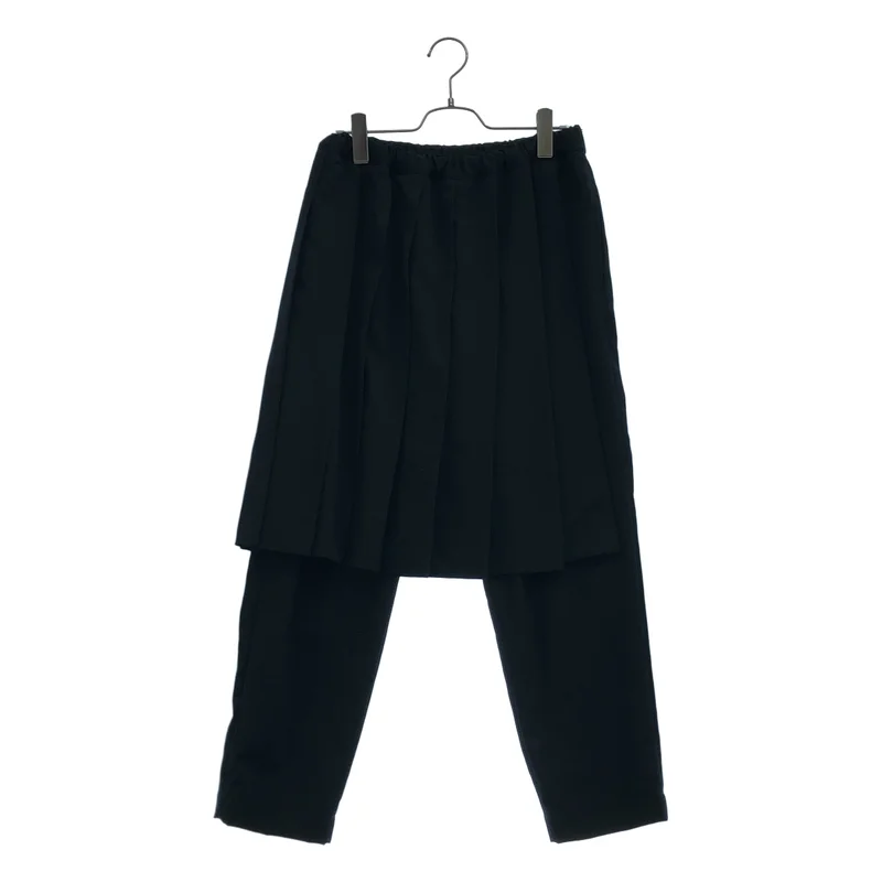 COMME des GARCONS COMME des GARCONS / コムコム | 2021SS | ウールギャバ プリーツスカート レイヤードパンツ | S | レディース