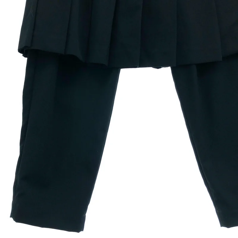 COMME des GARCONS COMME des GARCONS / コムコム | 2021SS | ウールギャバ プリーツスカート レイヤードパンツ | S | レディース