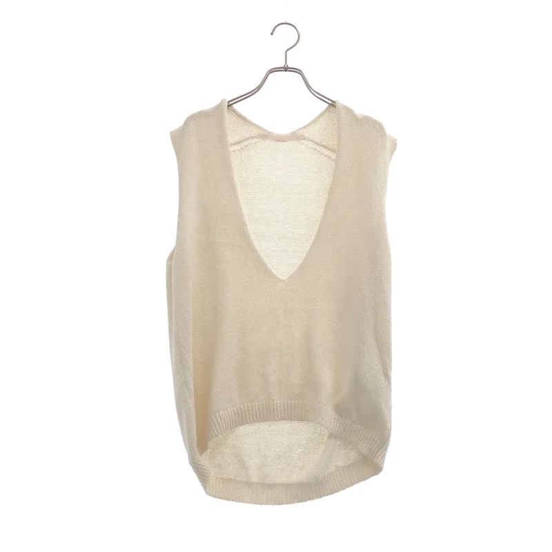 MUSE de Deuxieme Classe / ミューズドゥーズィーエムクラス | 2026SS | Lily Linen Vネック ベスト |