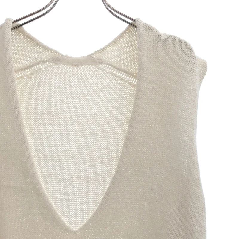 MUSE de Deuxieme Classe / ミューズドゥーズィーエムクラス | 2026SS | Lily Linen Vネック ベスト |