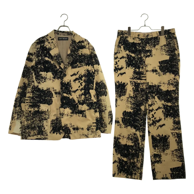 ISSEY MIYAKE / イッセイミヤケ | 2008AW | セットアップ  / モザイク ジャガード ジャケット パンツ | 3 | メンズ
