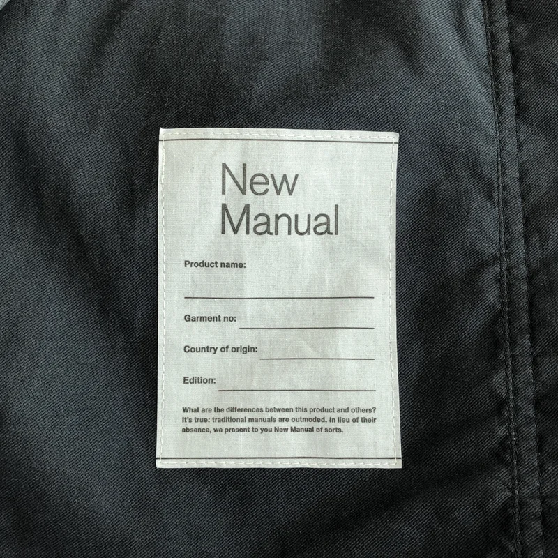 eye JUNYA WATANABE COMME des GARCONS MAN / アイジュンヤワタナベ マン | 2026SS | × New Manual / Wネーム ナイロンツイル 転写プリントジャケット | L | メンズ