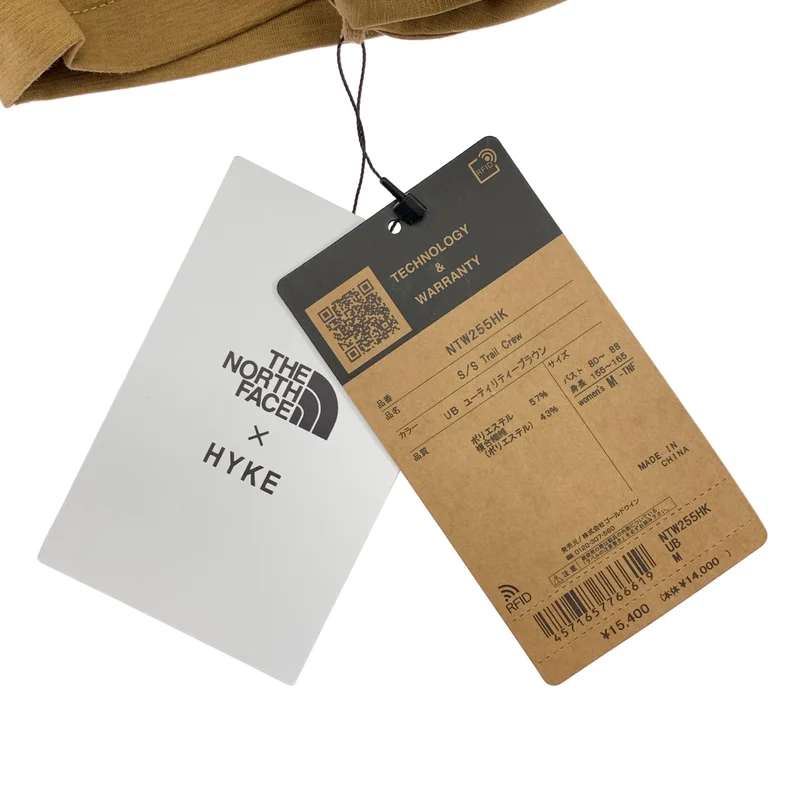 HYKE / ハイク | × THE NORTH FACE S/S Trail Crew ロゴ カットソー | M | レディース