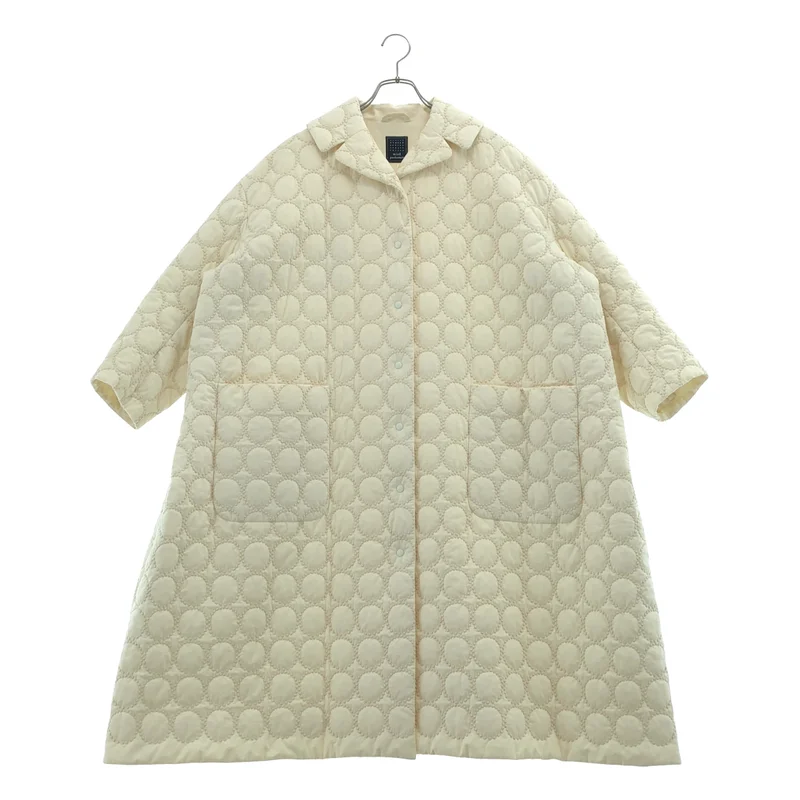 mina perhonen / ミナペルホネン | 2023AW | tambourine quilting coat タンバリン 刺しゅう キルティングコート | 38 | レディース