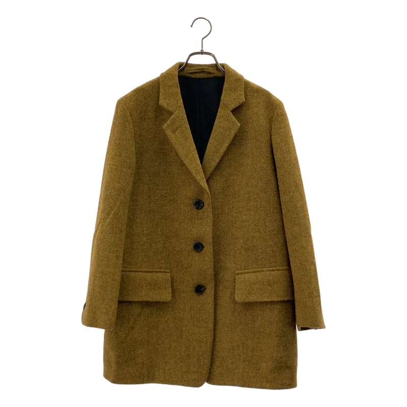MARGARET HOWELL / マーガレットハウエル | × HARRIS TWEED / ハリスツイード ウール シングルコート / 総裏地 | 2 | レディース