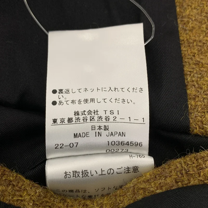 MARGARET HOWELL / マーガレットハウエル | × HARRIS TWEED / ハリスツイード ウール シングルコート / 総裏地 | 2 | レディース