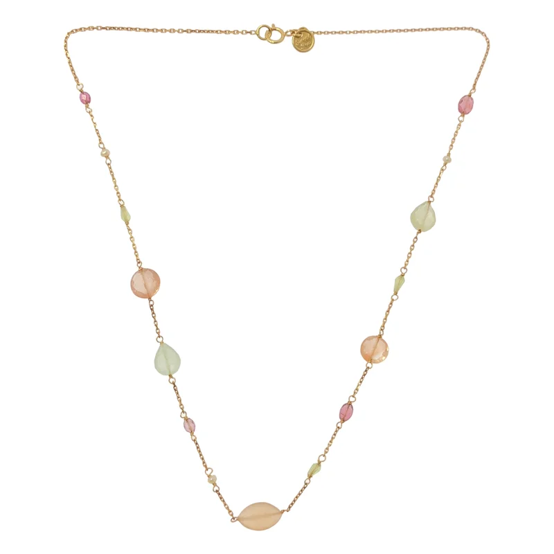 Sweet Pea / スイート ピー | H.P.FRANCE取扱 天然石 ストーン ネックレス / 18K |