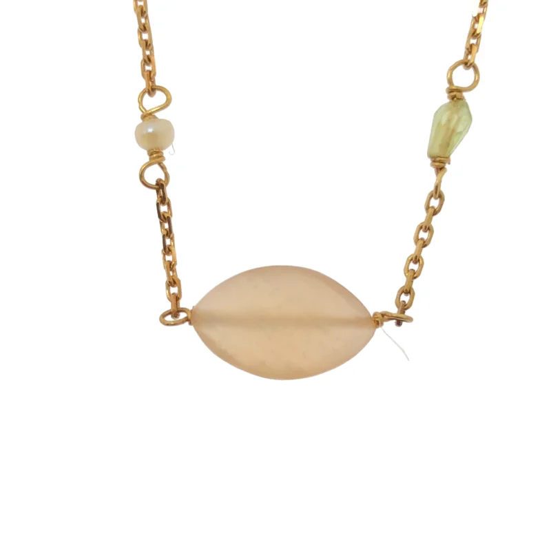 Sweet Pea / スイート ピー | H.P.FRANCE取扱 天然石 ストーン ネックレス / 18K |