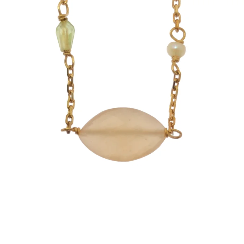 Sweet Pea / スイート ピー | H.P.FRANCE取扱 天然石 ストーン ネックレス / 18K |