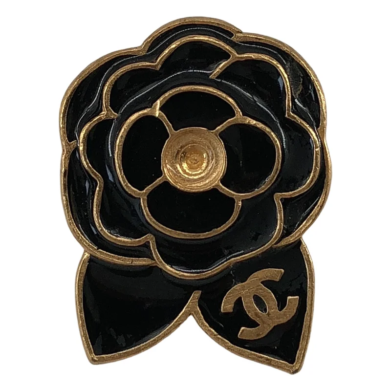 CHANEL / シャネル | ココマーク カメリア ブローチ |