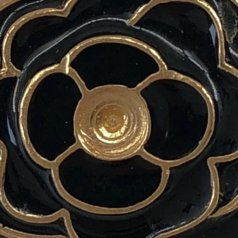 CHANEL / シャネル | ココマーク カメリア ブローチ |
