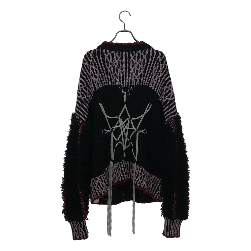 rurumu: / 縷縷夢兎るるむう | Boa sleeve knit cardigan ボアスリーブ ニットカーディガン | FREE | レディース