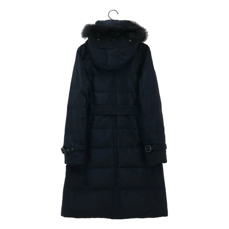 BURBERRY LONDON / バーバリーロンドン | フードファー ダウンジーと FS078-645-28 | 38 | レディース