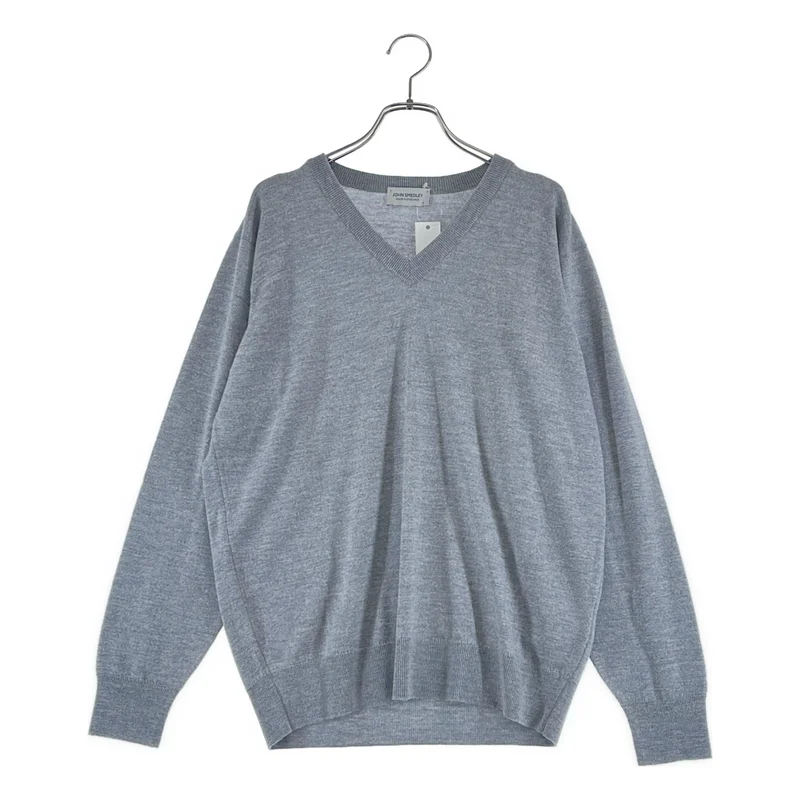 JOHN SMEDLEY / ジョンスメドレー | メリノウール Vネックニット | S | メンズ