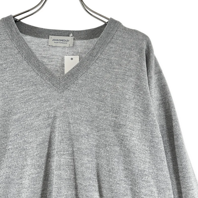 JOHN SMEDLEY / ジョンスメドレー | メリノウール Vネックニット | S | メンズ