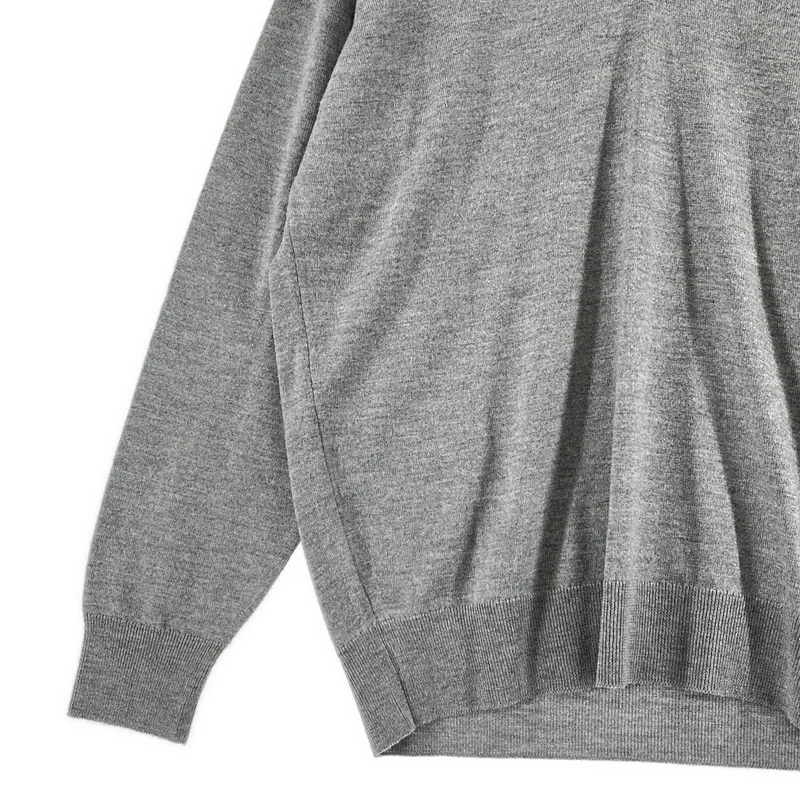 JOHN SMEDLEY / ジョンスメドレー | メリノウール Vネックニット | S | メンズ