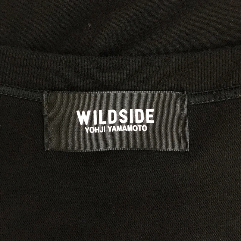 WILDSIDE YOHJI YAMAMOTO / ワイルドサイドヨウジヤマモト | Cat Shadow Graphic Embroidery Long Sleeve T-Shirt |