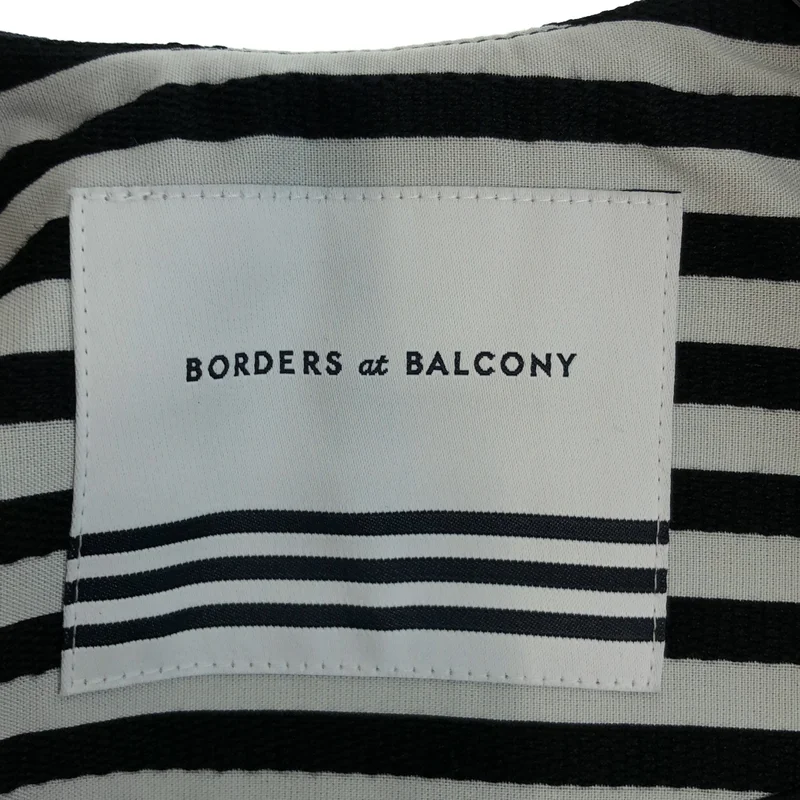 BORDERS at BALCONY / ボーダーズアットバルコニー | 2024SS | SHOULDER FRILL COAT / ウール混 ショルダーフリルコート | 36 | レディース