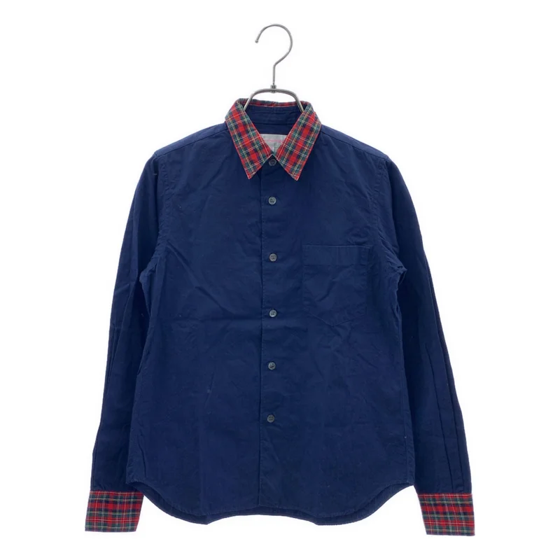 COMME des GARCONS SHIRT girl / コムデギャルソンシャツガール | タータンチェック切替 シャツ ブラウス | XS | レディース