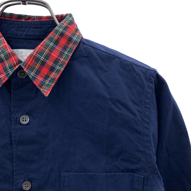 COMME des GARCONS SHIRT girl / コムデギャルソンシャツガール | タータンチェック切替 シャツ ブラウス | XS | レディース