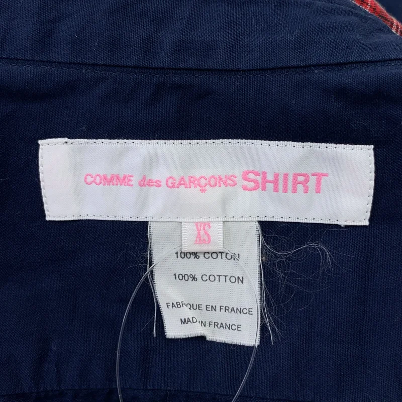 COMME des GARCONS SHIRT girl / コムデギャルソンシャツガール | タータンチェック切替 シャツ ブラウス | XS | レディース