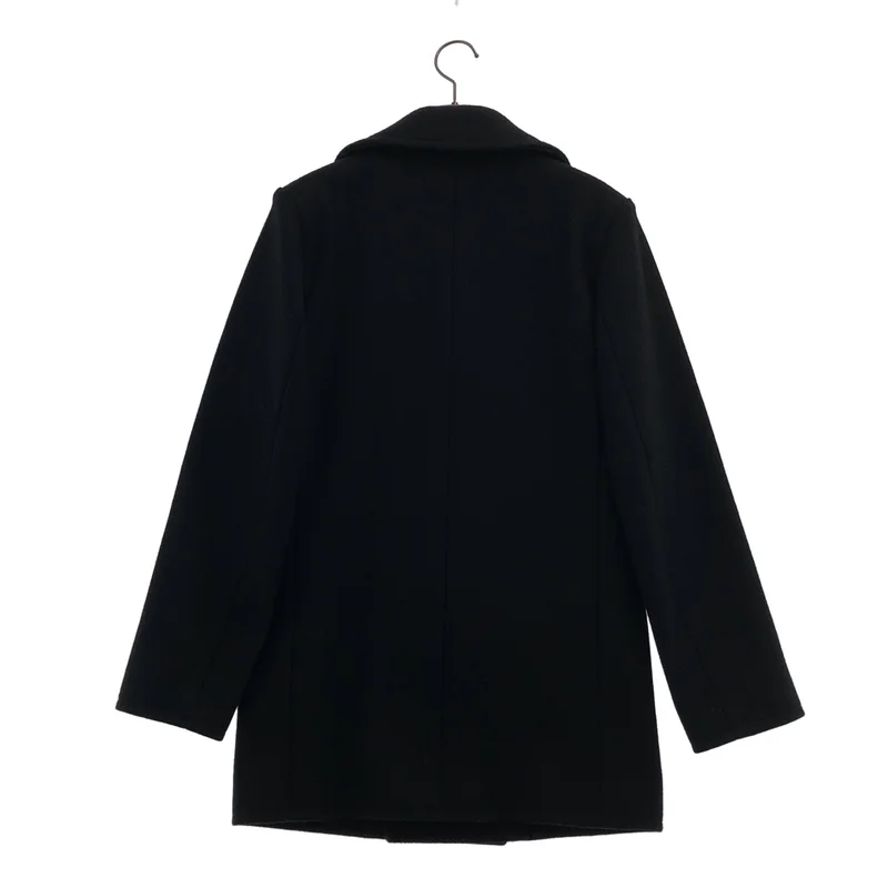 SAINT LAURENT / サンローラン | WOOL PEA COAT ウール メルトン ピーコート 343626 Y980F | 44 | メンズ