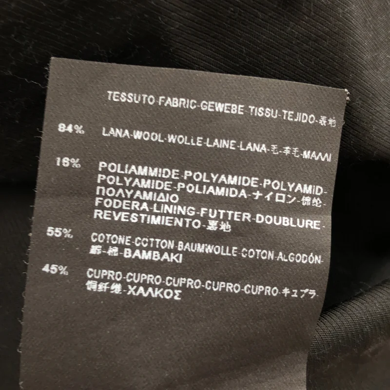 SAINT LAURENT / サンローラン | WOOL PEA COAT ウール メルトン ピーコート 343626 Y980F | 44 | メンズ