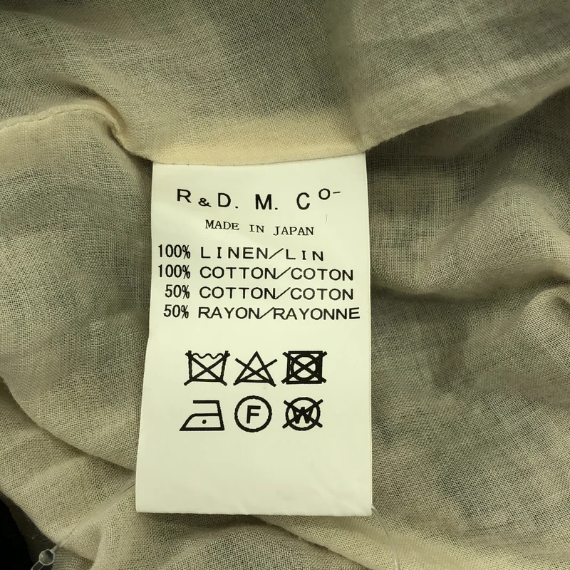 R&D.M.Co / オールドマンズテーラー | リネン フラワープリント ギャザースカート |