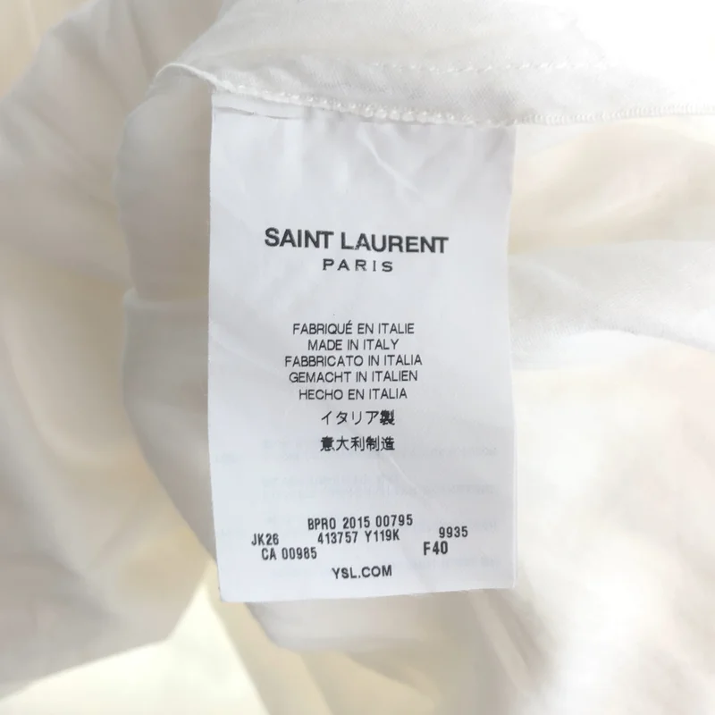 SAINT LAURENT PARIS / サンローランパリ | コットン ティアード スカート | 40 | レディース