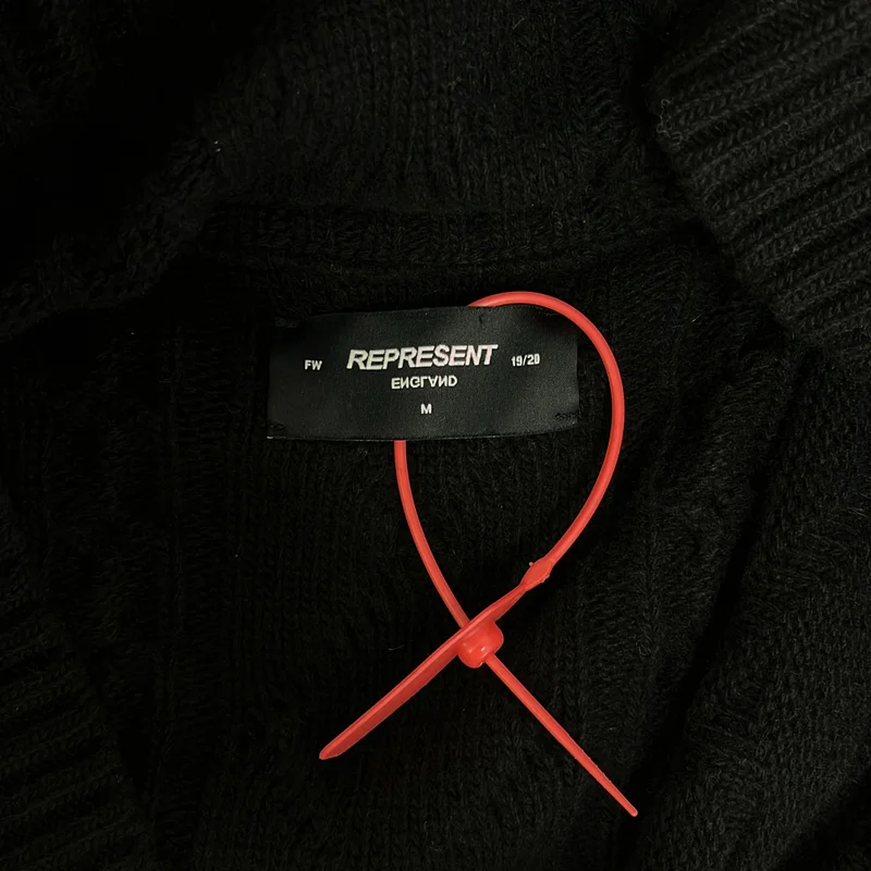 REPRESENT / リプレゼント | ハイネック ケーブル ニット | M | メンズ