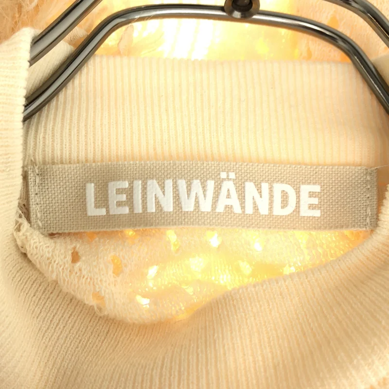 LEINWANDE / ラインヴァンド | Mixed Fringe Crop Top ニットベスト | F | レディース