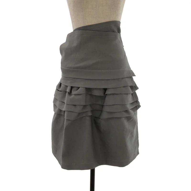 tricot COMME des GARCONS / トリココムデギャルソン | 2009SS | コットン混 ティアード ラップスカート |