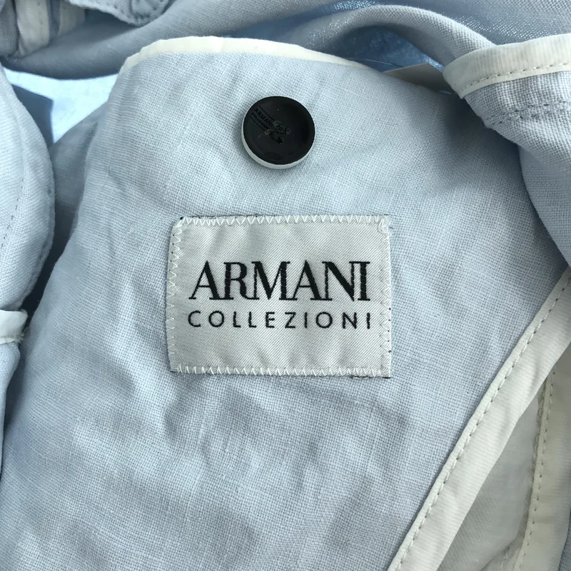 ARMANI COLLEZIONI / アルマーニコレツォーニ | リネン 2B テーラードジャケット | 48 | メンズ