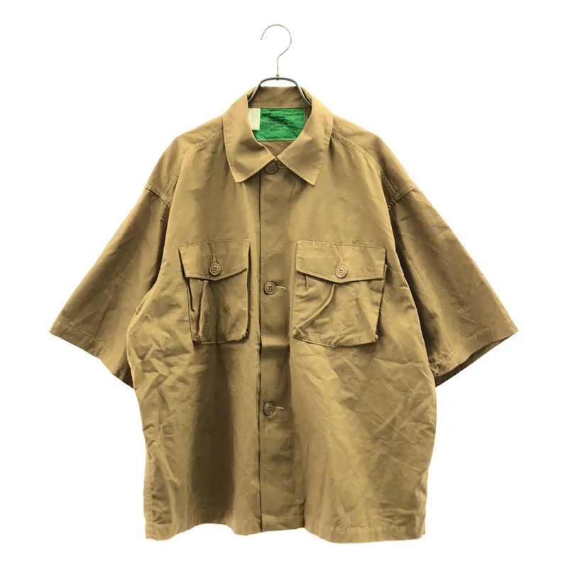 N.HOOLYWOOD / エヌハリウッド | SHORT SLEEVE SHIRT / オーバーシルエット サファリ シャツ | 40 | メンズ