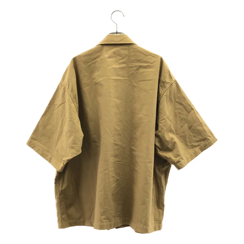 N.HOOLYWOOD / エヌハリウッド | SHORT SLEEVE SHIRT / オーバーシルエット サファリ シャツ | 40 | メンズ