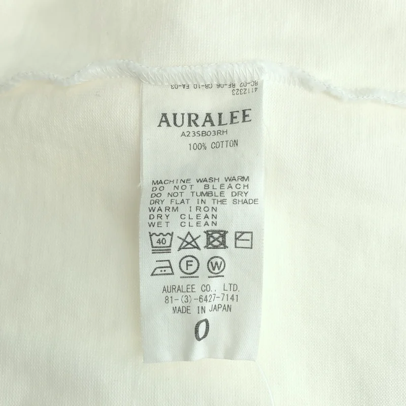 AURALEE / オーラリー | × Ron Herman コットン ロングスリーブ カットソー | 0 | レディース