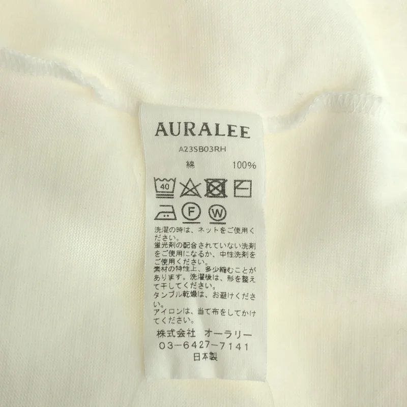 AURALEE / オーラリー | × Ron Herman コットン ロングスリーブ カットソー | 0 | レディース