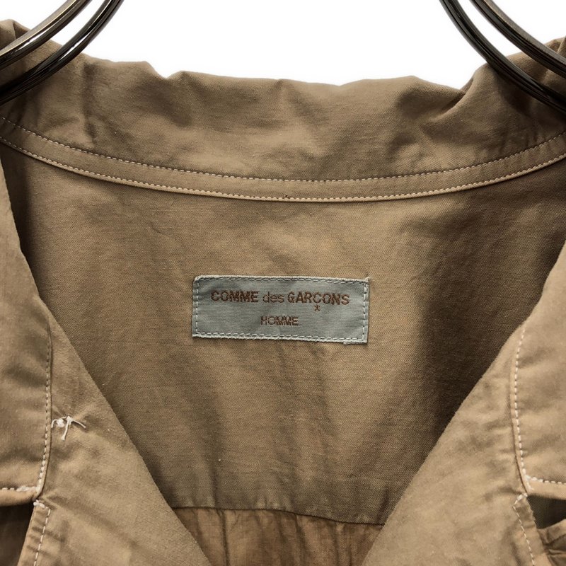 COMME des GARCONS HOMME / コムデギャルソンオム | 1999AW | 製品染め インサイドテープ オープンカラーシャツ HB-100450 |