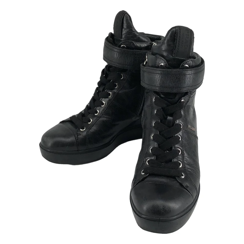 PRADA SPORT / プラダスポーツ | ハイカットスニーカー 3TZ015 | 36 | レディース