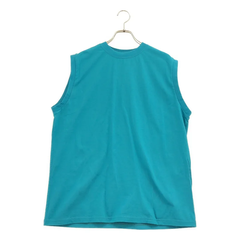 HYKE / ハイク | SLEEVELESS TEE BIG FIT コットンノースリーブカットソー | 1 | レディース
