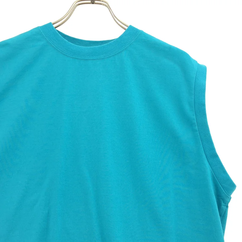 HYKE / ハイク | SLEEVELESS TEE BIG FIT コットンノースリーブカットソー | 1 | レディース