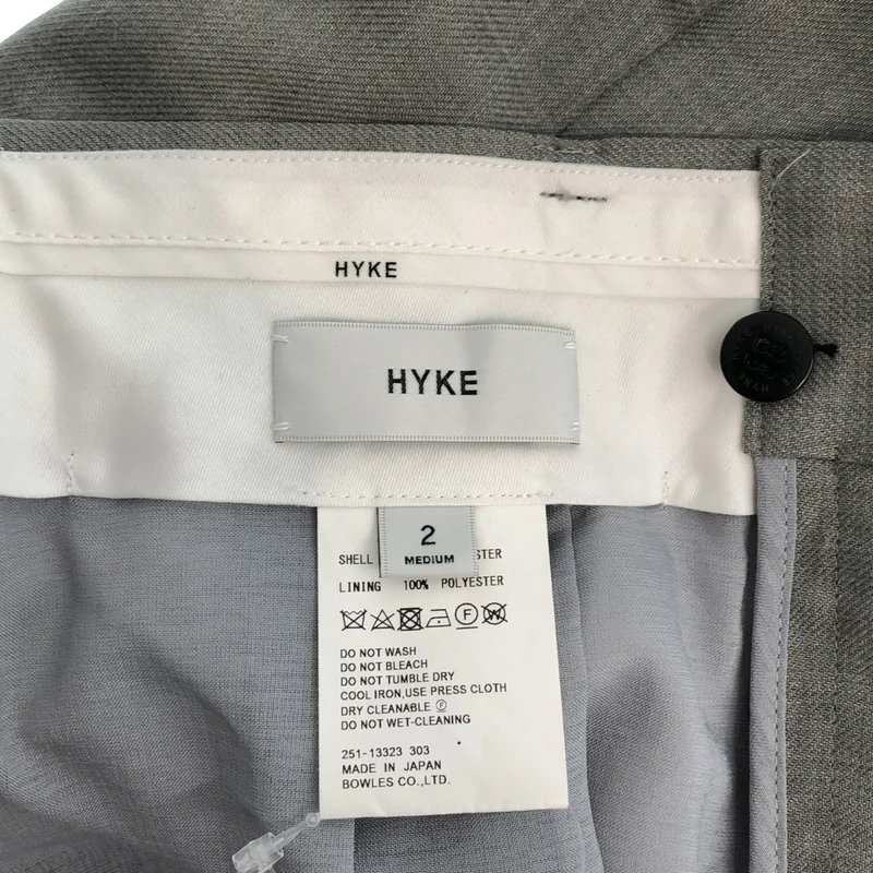 HYKE / ハイク | 2025SS | WIDE LEG PANTS パンツ | 2 | レディース
