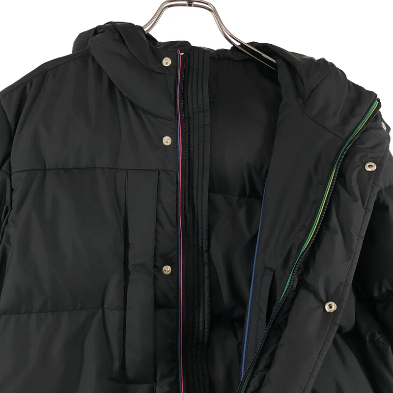 PS Paul Smith / ピーエスポールスミス | スポーツストライプ フーデッドダウンブルゾン | L | メンズ