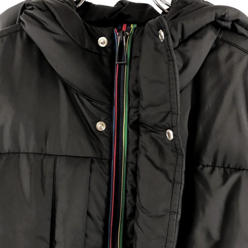 PS Paul Smith / ピーエスポールスミス | スポーツストライプ フーデッドダウンブルゾン | L | メンズ